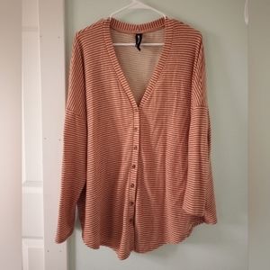 Agnes & Dora Copper striped sweater